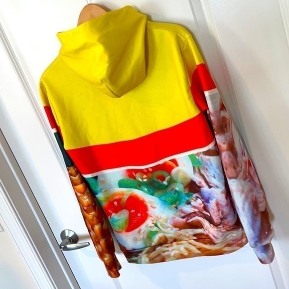 RAMEN NOODLE SOUP HOODED SWEATSHIRT, SIZE M - Picture 6 of 7
